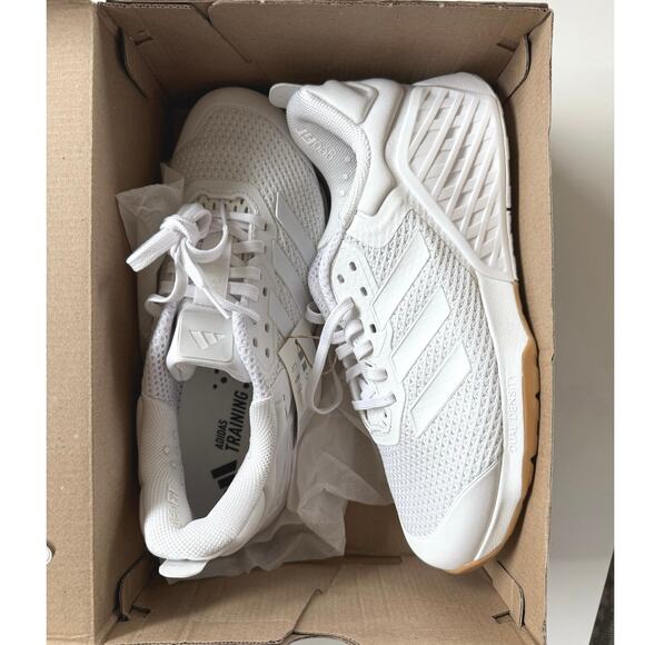 ADIDAS Dropset 3 Trainer White ~ NEW IN BOX ~ SIZE 8.5 ID8633 - Picture 7 of 7